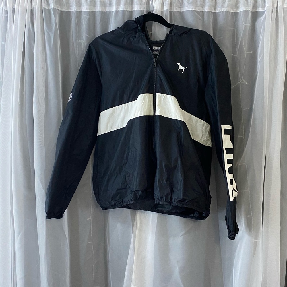 VS PINK windbreaker rain jacket